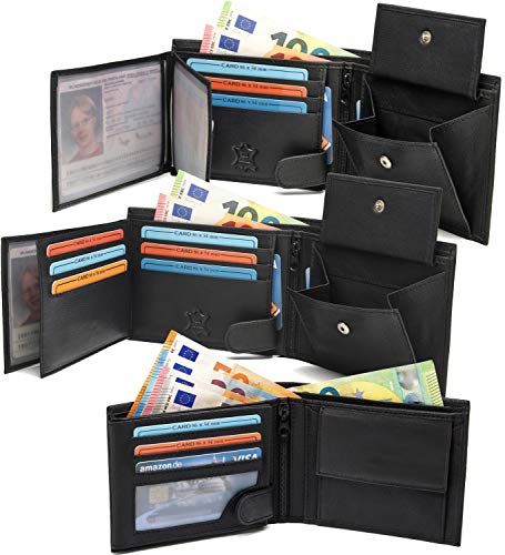 Cartera Negra De Cuero En Horizontal Hombres Mujeres Fa.Volmer Serie #VO11 Cartera Negra De Cuero En Horizontal Hombres Mujeres Fa.Volmer Serie #VO11