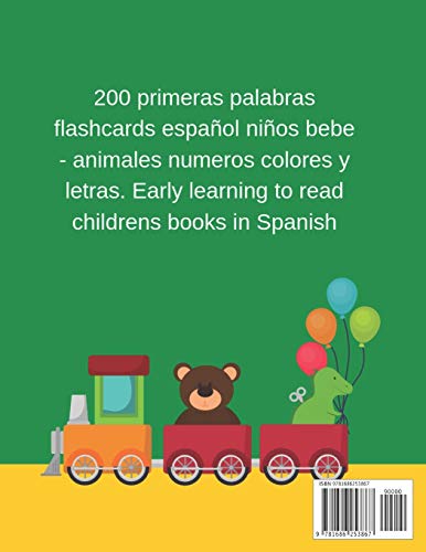 Cartillas para Aprender a Leer Español búlgaro Juegos Educativos. Libros Infantiles 2-8 años - Cuadros Coloridos: 200 primeras palabras flashcards ... learning to read childrens books in Spanish.