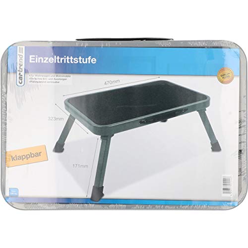 Cartrend 10167 - Peldaño plegable para autocaravana, hasta 150 kg Cartrend 10167 - Peldaño plegable para autocaravana, hasta 150 kg
