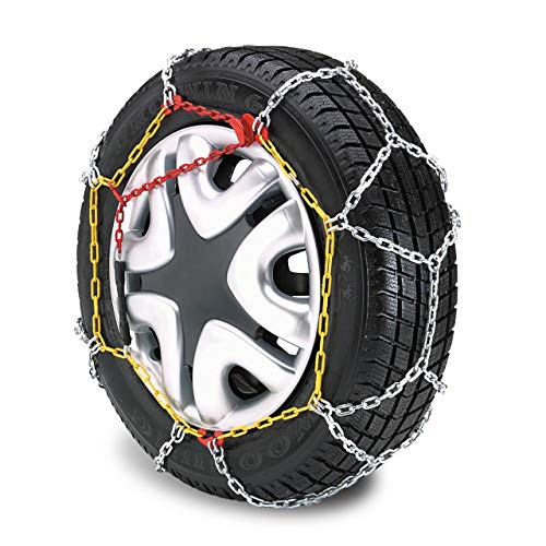 Cartrend 7848250 Set de cadenas de nieve juego de 2 "Safety" tamaño 50