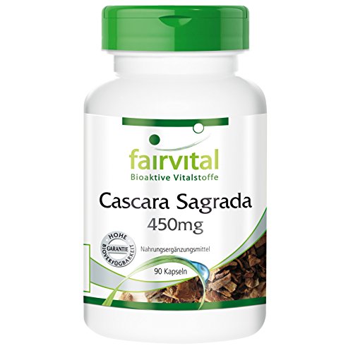 Cáscara Sagrada 450mg - VEGANA - Dosis elevada - 90 Cápsulas - Calidad Alemana