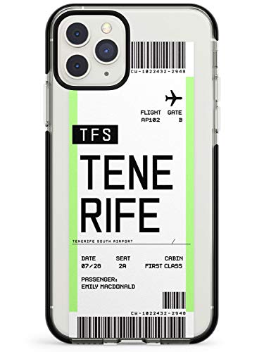 Case Warehouse embarque Personalizada Bono de Entrada: Tenerife Black Impact Funda para iPhone 11 Pro TPU Protector Ligero Phone Protectora con Personalizado Case Warehouse embarque Personalizada Bono de Entrada: Tenerife Black Impact Funda para iPhone 11 Pro TPU Protector Ligero Phone Protectora con Personalizado