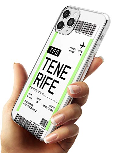 Case Warehouse embarque Personalizada Bono de Entrada: Tenerife Slim Funda para iPhone 11 Pro TPU Protector Ligero Phone Protectora con Personalizado Viajero