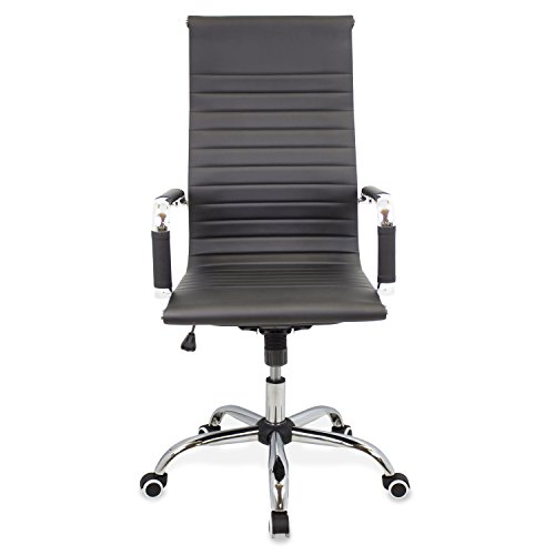 CashOffice - Silla de Oficina PU, Silla de Escritorio Giratoria y Regulable en altura (Varios Colores) (Negra) CashOffice - Silla de Oficina PU, Silla de Escritorio Giratoria y Regulable en altura (Varios Colores) (Negra)