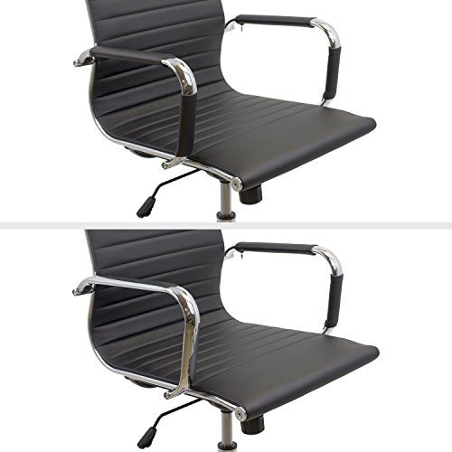 CashOffice - Silla de Oficina PU, Silla de Escritorio Giratoria y Regulable en altura (Varios Colores) (Negra) CashOffice - Silla de Oficina PU, Silla de Escritorio Giratoria y Regulable en altura (Varios Colores) (Negra)