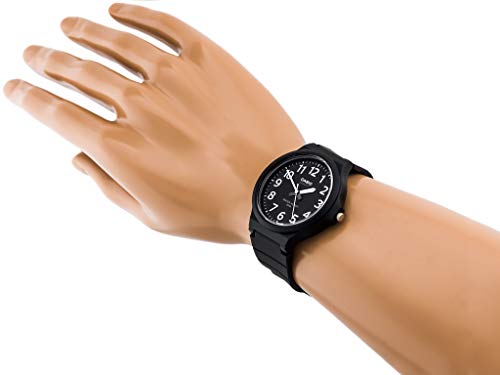 Casio Reloj Analógico para Hombre de Cuarzo con Correa en Plástico MW-240-1BVEF Casio Reloj Analógico para Hombre de Cuarzo con Correa en Plástico MW-240-1BVEF