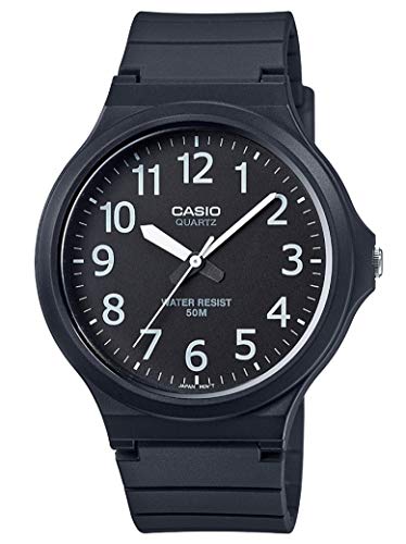 Casio Reloj Analógico para Hombre de Cuarzo con Correa en Plástico MW-240-1BVEF Casio Reloj Analógico para Hombre de Cuarzo con Correa en Plástico MW-240-1BVEF