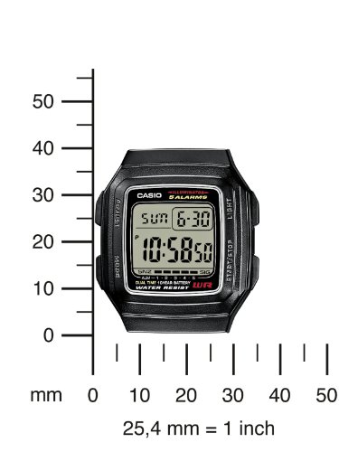 Casio Reloj de Pulsera F-201WA-1AEF Casio Reloj de Pulsera F-201WA-1AEF