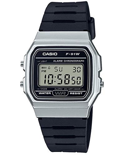 Casio Reloj Digital para Unisex de Cuarzo con Correa en Plástico F-91WM-7AEF