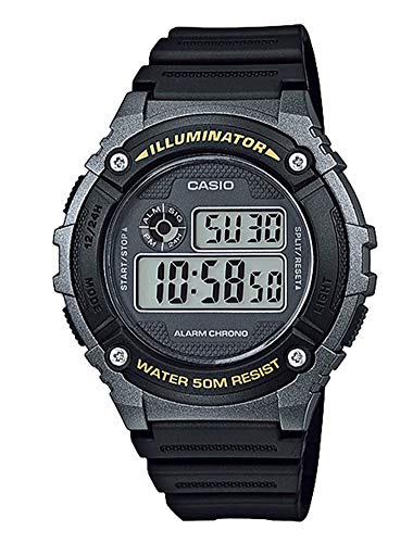 Casio Reloj Digital para Unisex de Cuarzo con Correa en Plástico W-216H-1BVEF Casio Reloj Digital para Unisex de Cuarzo con Correa en Plástico W-216H-1BVEF