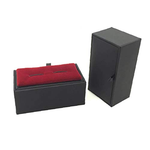 Casos Rojo de la mancuerna Caso de demostración cómo Las Ventas de Gemelos Caja de Regalo para los Hombres Moda Packaging & Display Casos Rojo de la mancuerna Caso de demostración cómo Las Ventas de Gemelos Caja de Regalo para los Hombres Moda Packaging & Display