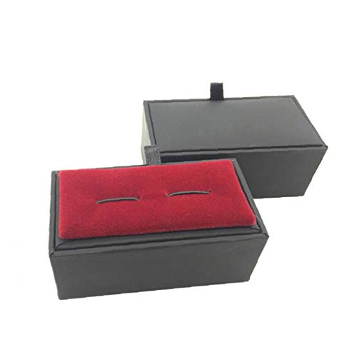 Casos Rojo de la mancuerna Caso de demostración cómo Las Ventas de Gemelos Caja de Regalo para los Hombres Moda Packaging & Display Casos Rojo de la mancuerna Caso de demostración cómo Las Ventas de Gemelos Caja de Regalo para los Hombres Moda Packaging & Display