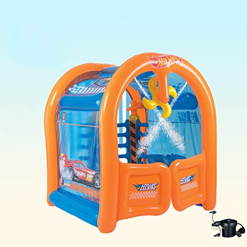 Castillos hinchables Para Niños De Interior Hogar para Niños Trampolín Parque Infantil Piscina Infantil Inflable Juguetes para Niños Y Niñas Casa De Juegos Inflable (Color : B, Size : 104 * 137cm)