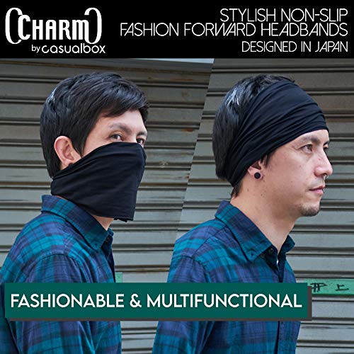 Casualbox Hombre Elástico Bandana Cinta Para El Pelo Venda Japonés Largo Cabello Rastas Cabeza Envolver Negro Casualbox Hombre Elástico Bandana Cinta Para El Pelo Venda Japonés Largo Cabello Rastas Cabeza Envolver Negro