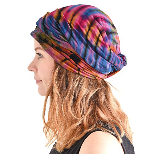 Casualbox Tie Dye Cinta para El Pelo Hippie Moda Elástico Cabeza Envolver Tapa 60'S 70'S Retro Bandana Psicodélico Flor Patrón B Casualbox Tie Dye Cinta para El Pelo Hippie Moda Elástico Cabeza Envolver Tapa 60'S 70'S Retro Bandana Psicodélico Flor Patrón B