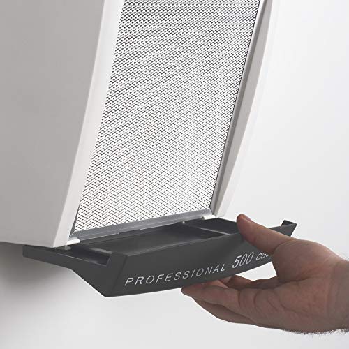 Cata Professional 500 - Extractor de Humos silencioso, 125 W, 57 Decibelios, Plástico y Rejilla de Aluminio, Blanco Cata Professional 500 - Extractor de Humos silencioso, 125 W, 57 Decibelios, Plástico y Rejilla de Aluminio, Blanco