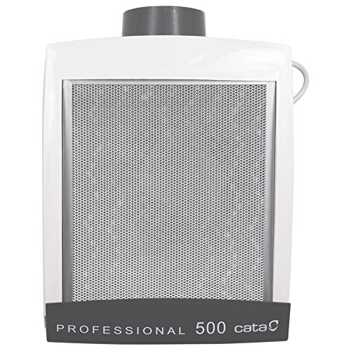 Cata Professional 500 - Extractor de Humos silencioso, 125 W, 57 Decibelios, Plástico y Rejilla de Aluminio, Blanco