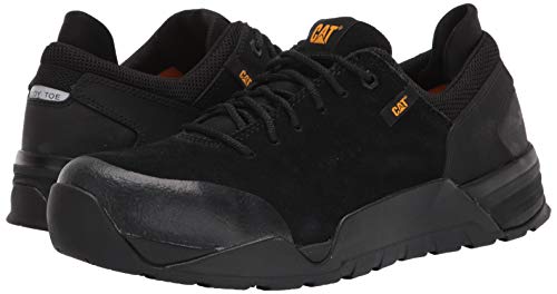 Caterpillar Men's, Sprint Suede Work Shoe Black 10 W