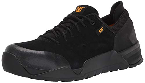 Caterpillar Men's, Sprint Suede Work Shoe Black 10 W