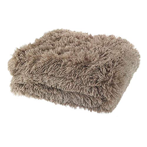 Catherine Lansfield - Manta suave, tela de peluche, Color Natural, 150 x 200 cm Catherine Lansfield - Manta suave, tela de peluche, Color Natural, 150 x 200 cm
