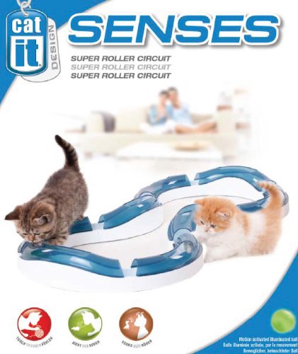 Catit Circuito de Rodillos, desarrollar los sentidos de tu Gato Catit Circuito de Rodillos, desarrollar los sentidos de tu Gato