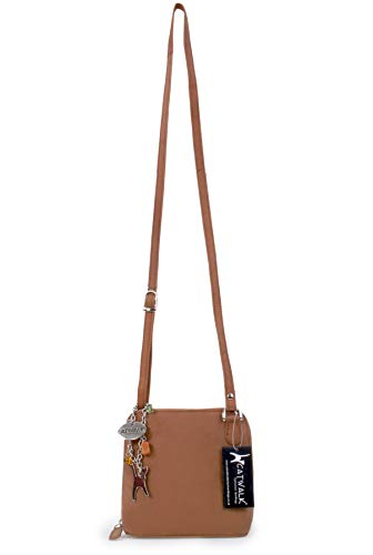 CATWALK COLLECTION - LENA - Bolso bandolera - Cuero - Tostado CATWALK COLLECTION - LENA - Bolso bandolera - Cuero - Tostado