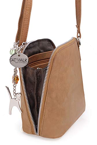 CATWALK COLLECTION - LENA - Bolso bandolera - Cuero - Tostado CATWALK COLLECTION - LENA - Bolso bandolera - Cuero - Tostado