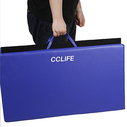 CCLIFE Colchoneta Plegable de Espuma para Gimnasia Yoga Deportiva Yoga estrilla Triple Plegable CCLIFE Colchoneta Plegable de Espuma para Gimnasia Yoga Deportiva Yoga estrilla Triple Plegable