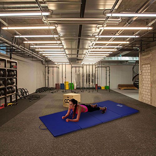 CCLIFE Colchoneta Plegable de Espuma para Gimnasia Yoga Deportiva Yoga estrilla Triple Plegable CCLIFE Colchoneta Plegable de Espuma para Gimnasia Yoga Deportiva Yoga estrilla Triple Plegable