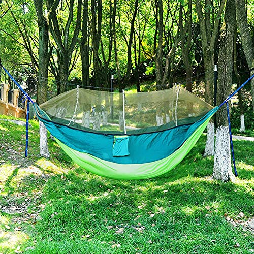 CCZMD Ultraligero Hamaca Doble Campo al Aire Libre oscilación Que acampa Sola Prima de Camping con mosquetones de Nylon eslingas,D CCZMD Ultraligero Hamaca Doble Campo al Aire Libre oscilación Que acampa Sola Prima de Camping con mosquetones de Nylon eslingas,D