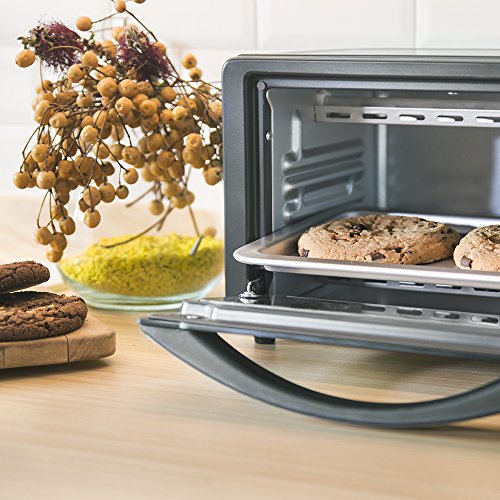 Cecotec Bake&Toast 450 - Horno Sobremesa, Capacidad de 10 litros, 1000 W, Temperatura hasta 230ºC y Tiempo hasta 60 Minutos, Perfecto para Panini y Bollería, 10 litros de capacidad