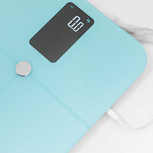 Cecotec Báscula de Baño inteligente Surface Precision 10400 Smart Healthy Vision Blue. Medición de Bioimpedancia, App, Gran Pantalla, 17 Parámetros Cecotec Báscula de Baño inteligente Surface Precision 10400 Smart Healthy Vision Blue. Medición de Bioimpedancia, App, Gran Pantalla, 17 Parámetros