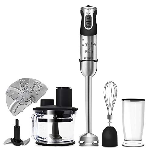 Cecotec Batidora de Mano Powerful Titanium 1000 Pro ,21 Niveles y Turbo, Recubrimiento de Titanio, 1000W, 7 Accesorios Cecotec Batidora de Mano Powerful Titanium 1000 Pro ,21 Niveles y Turbo, Recubrimiento de Titanio, 1000W, 7 Accesorios