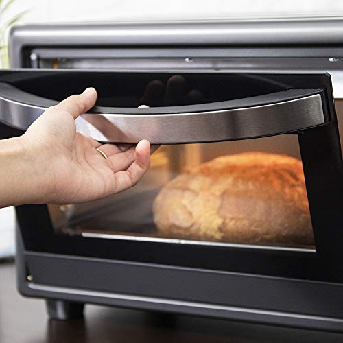 Cecotec Horno de sobremesa con piedra para pizza.Multifunción de sobremesa con 26 litros. Ideal para pizzas. Cocina por convección.Luz interior y puerta con doble cristal. 1500 W. Bake&Toast 570