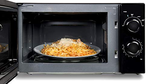 Cecotec Microondas negro de 20 litros con 700 W y frontal de espejo Cecotec Microondas negro de 20 litros con 700 W y frontal de espejo