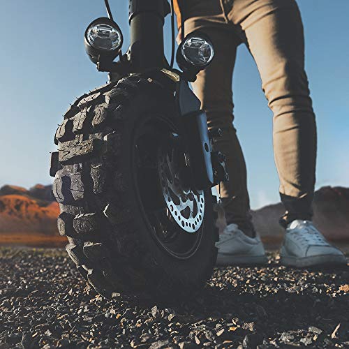 Cecotec Patinete Eléctrico Bongo Serie Z Off Road Dark Green. Sube cuestas Gracias a una Potencia máxima de 1100 W. Batería extraíble, Autonomía ilimitada de hasta 40 km, Tracción Trasera