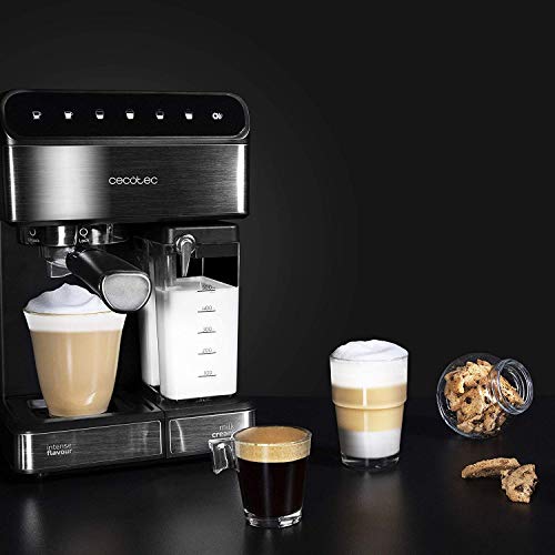 Cecotec Power Instant-ccino 20 - Cafetera Semiautomatica, Presión 20 Bares, Capacidad de 1,4l, 6 Funciones, Calentador por Thermoblock, Control Táctil, Tanque de leche, 1350 W Cecotec Power Instant-ccino 20 - Cafetera Semiautomatica, Presión 20 Bares, Capacidad de 1,4l, 6 Funciones, Calentador por Thermoblock, Control Táctil, Tanque de leche, 1350 W