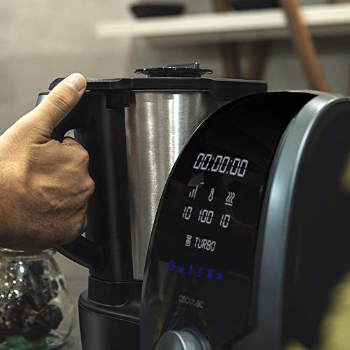 Cecotec Robot de Cocina Multifunción Mambo 8090, Cuchara MamboMix, 30 funciones, Báscula Incorporada, Jarra de Acero Inoxidable de Capacidad 3,3L, Apta para Lavavajillas, Cestillo de Hervir, Recetario Cecotec Robot de Cocina Multifunción Mambo 8090, Cuchara MamboMix, 30 funciones, Báscula Incorporada, Jarra de Acero Inoxidable de Capacidad 3,3L, Apta para Lavavajillas, Cestillo de Hervir, Recetario