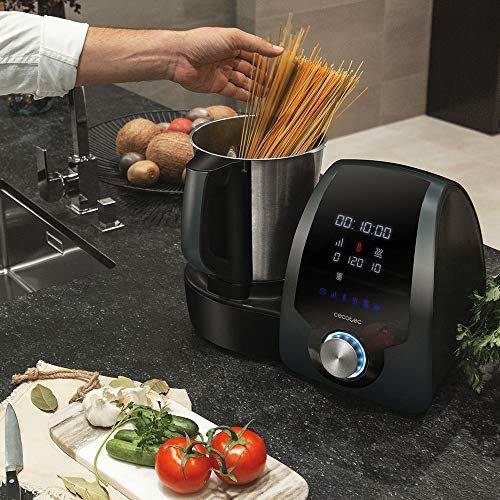 Cecotec Robot de Cocina Multifunción Mambo 8090, Cuchara MamboMix, 30 funciones, Báscula Incorporada, Jarra de Acero Inoxidable de Capacidad 3,3L, Apta para Lavavajillas, Cestillo de Hervir, Recetario Cecotec Robot de Cocina Multifunción Mambo 8090, Cuchara MamboMix, 30 funciones, Báscula Incorporada, Jarra de Acero Inoxidable de Capacidad 3,3L, Apta para Lavavajillas, Cestillo de Hervir, Recetario