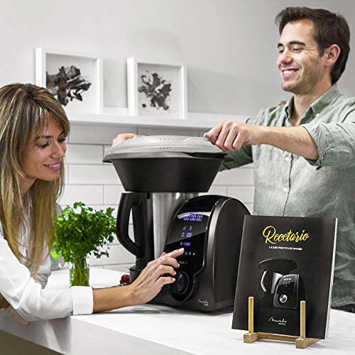 Cecotec Robot de Cocina Multifunción Mambo 9090, Cuchara MamboMix, Jarra Habana con revestimiento cerámico, 30 Funciones, Jarra de acero inox 3,3l apta para lavavajillas, Báscula incorporada, Cestillo Cecotec Robot de Cocina Multifunción Mambo 9090, Cuchara MamboMix, Jarra Habana con revestimiento cerámico, 30 Funciones, Jarra de acero inox 3,3l apta para lavavajillas, Báscula incorporada, Cestillo