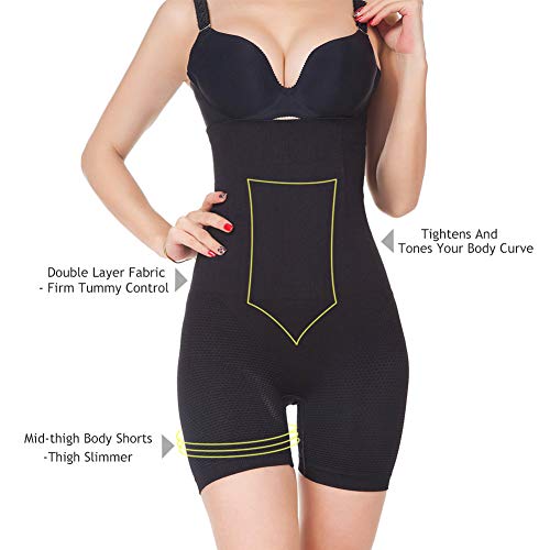Ceestyle Faja Reductora Braguita Moldeadora Adelgazante Faja Pantalón Cintura Alta Body Moldeador Abdomen Shapewear Lenceria Mujer (Negro, M) Ceestyle Faja Reductora Braguita Moldeadora Adelgazante Faja Pantalón Cintura Alta Body Moldeador Abdomen Shapewear Lenceria Mujer (Negro, M)