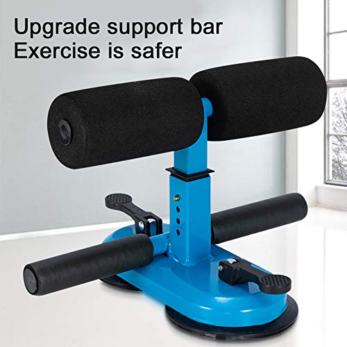 Centeraly Barra Sit-up autoaspirante, dispositivo de soporte para sentadillas portátil ajustable con doble ventosa y espuma suave gruesa, mini barra del suelo abdominal para herramientas de gimnasio Centeraly Barra Sit-up autoaspirante, dispositivo de soporte para sentadillas portátil ajustable con doble ventosa y espuma suave gruesa, mini barra del suelo abdominal para herramientas de gimnasio