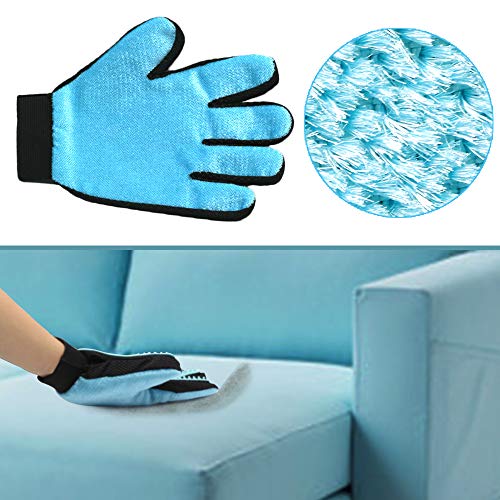 Cepillo para Guantes -con Removedor de pelo para Muebles - Limpieza de Mascotas Para Perros Pequeños, Medianos y Grandes & Gatos Con Pelaje Corto a Largo - Reduce Eficazmente la Caida de Cabello Hasta Cepillo para Guantes -con Removedor de pelo para Muebles - Limpieza de Mascotas Para Perros Pequeños, Medianos y Grandes & Gatos Con Pelaje Corto a Largo - Reduce Eficazmente la Caida de Cabello Hasta