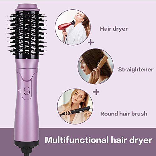 Cepillo Secador de Pelo, QUARED 3 en 1 Secador Moldeador Rizador y Plancha, 3 Modos, Secado Rápido Modelado Peine de Aire Caliente para Todo Tipo de Cabello Cepillo Secador de Pelo, QUARED 3 en 1 Secador Moldeador Rizador y Plancha, 3 Modos, Secado Rápido Modelado Peine de Aire Caliente para Todo Tipo de Cabello