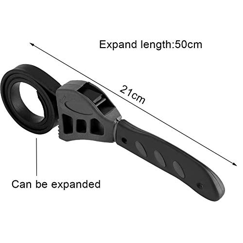 Cestbon Llave de Correa abridor de frascos de Filtro de Aceite Tubo elástico Ajustable de la Cuerda de Seguridad mecánica de eliminación del Filtro de Aceite Universal Tensor de Herramientas,Negro Cestbon Llave de Correa abridor de frascos de Filtro de Aceite Tubo elástico Ajustable de la Cuerda de Seguridad mecánica de eliminación del Filtro de Aceite Universal Tensor de Herramientas,Negro