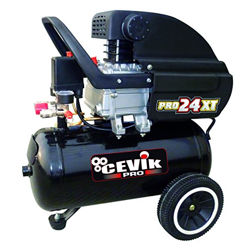 Cevik CA-PRO24XT - Monoblock Portátiles 230V- 2,5HP- 24 Lt.- 8 BAR- 205 Lt./ min. Cevik CA-PRO24XT - Monoblock Portátiles 230V- 2,5HP- 24 Lt.- 8 BAR- 205 Lt./ min.