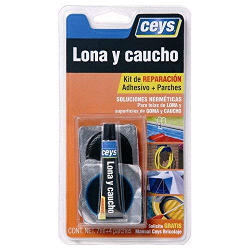 ceys CE505017 Adhesivo reparador lona-caucho, Azul, 0