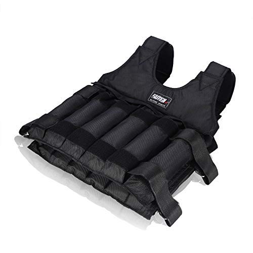 Chaleco ajustable Chaleco con peso extraíble 50 kg Chaleco ajustable ponderado para entrenamiento, entrenamiento físico (vacío) Chaleco ajustable Chaleco con peso extraíble 50 kg Chaleco ajustable ponderado para entrenamiento, entrenamiento físico (vacío)
