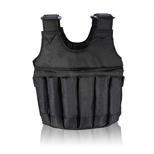 Chaleco ajustable Chaleco con peso extraíble 50 kg Chaleco ajustable ponderado para entrenamiento, entrenamiento físico (vacío) Chaleco ajustable Chaleco con peso extraíble 50 kg Chaleco ajustable ponderado para entrenamiento, entrenamiento físico (vacío)