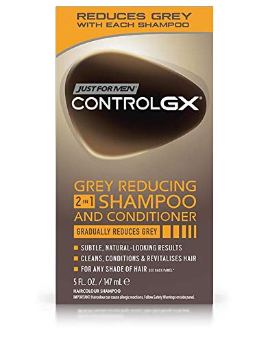 Champú y acondicionador dos en uno Just For Men de Control GX, 3 unidades de 147 ml